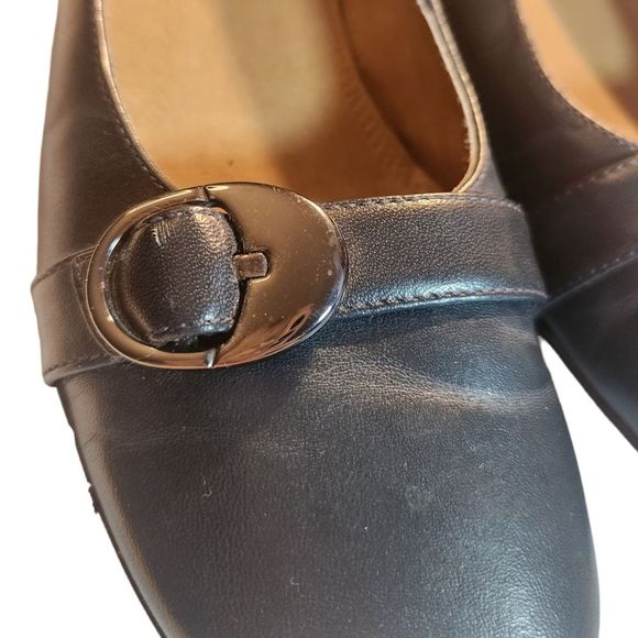 Naturalizer Shoes Leather Navy Blue Womens Size 7M - Picture 2 of 14